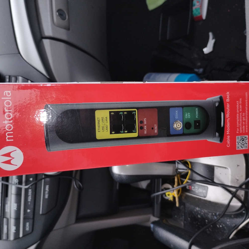 Motorola Cable Modem Box - Picture 6 of 12